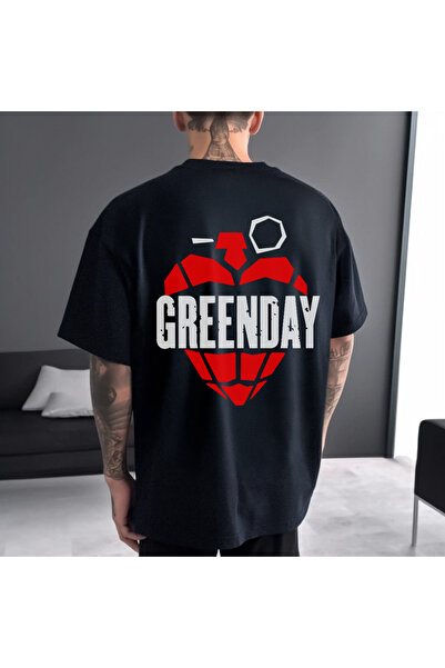 Kartier Tricou Negru Oversize Grenade Heart