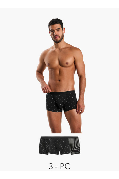 FAV Men Printed Trunks - Pack of 3