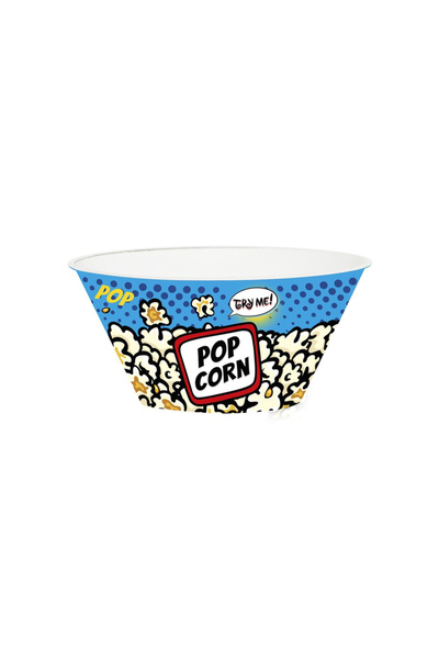 Herevin By Styli Blue Popcorn Printed Snack Bowl 750ml