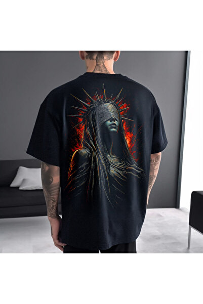 Kartier Tricou Negru Oversize True Liberty