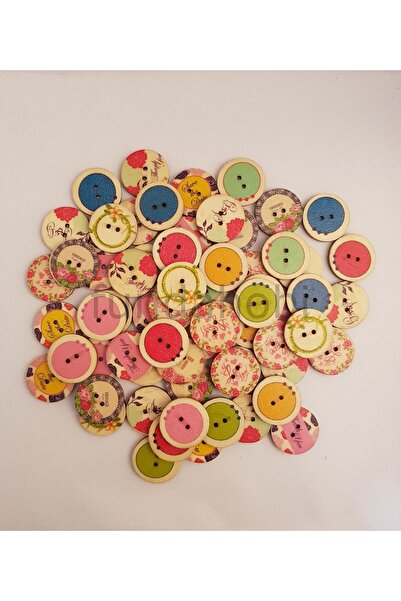 fundahobi 20 mm Yuvarlak Renkli Düğme