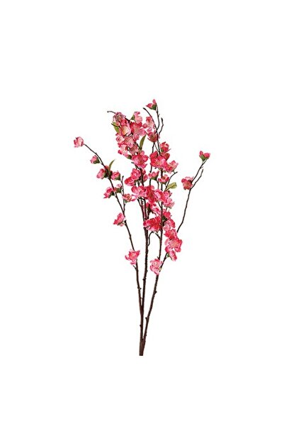 NN Ramura decorativa de cires inflorit, 110 cm, Roz