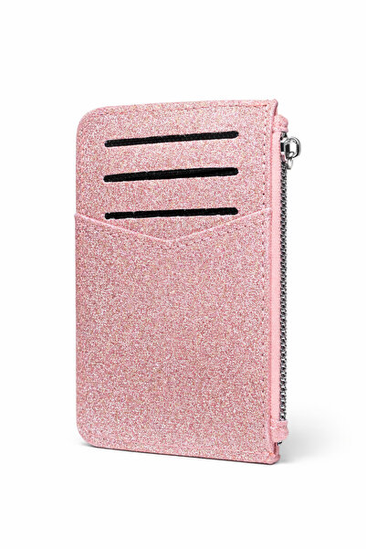 keisy Wendy Premium Pink Glitter Wallet Card Holder