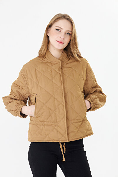 PIQUE ΓΥΝΑΙΚΕΙΟ ΠΑΛΤΟ Παλτό με κουμπωτό κλείσιμο και ρυθμιζόμενη μέση