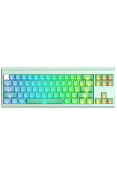 Havit RGB Keyboard with Lights 1.2m, 350mA for Gaming - (KB896L) - Green
