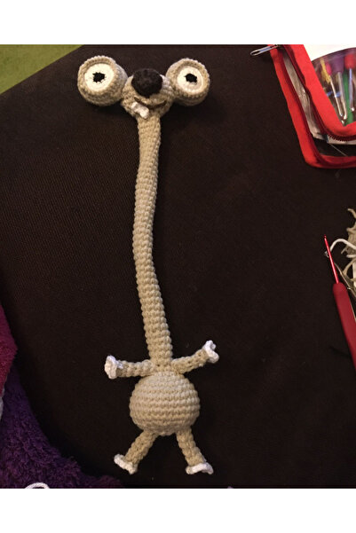 shugabon El Örgüsü Amigurumi Araba Direksiyon Aksesuarı - Sevimli Karakter Si...