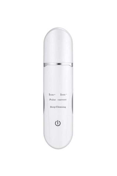 Arabest Ultrasonic Facial Skin Deep Cleansing Massager White