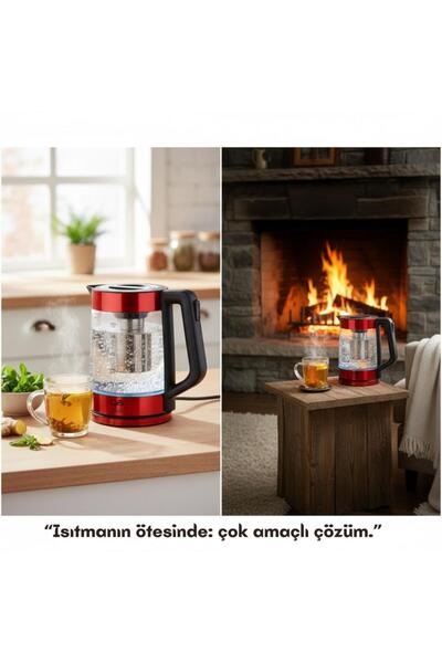 CVS DN 2346 Shifa Elektrikli Kırmızı Su Isıtıcısı