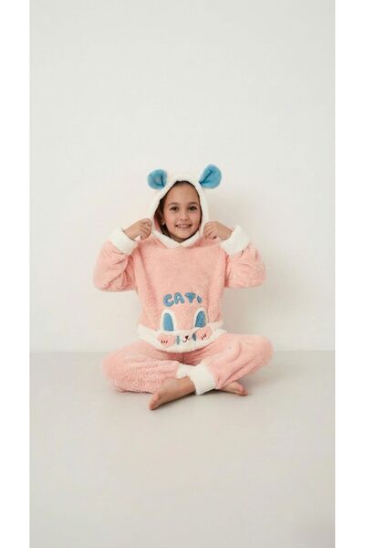 enmodaiçgiyim Children's Winter Plush Pajama Set 1. Quality Soft Welsoft Fabric