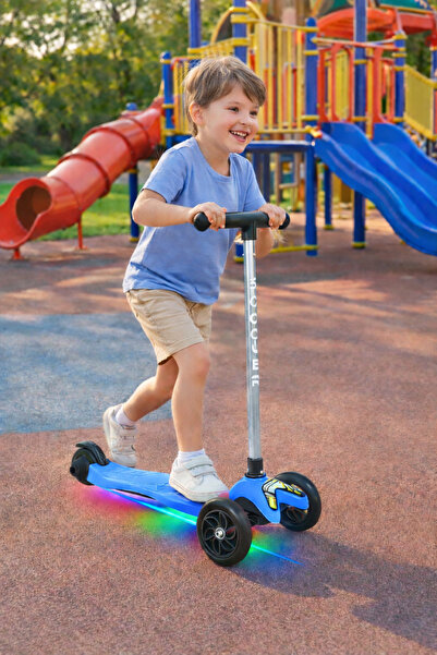 Tois Neo سكوتر جلوبى LED المضيء بثلاث عجلات - 4 مستويات، سكوتر للأطفال قابل ل...