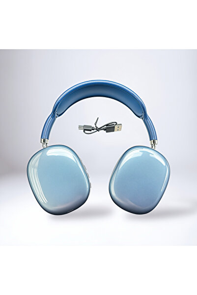 OEM Wireless Over-Ear Bluetooth Headphones, Premium Blue Design, Hi-Fi Stereo...