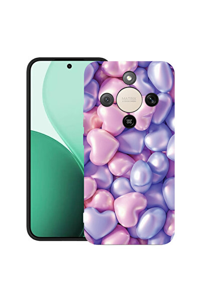 bestcase Carcasă Husa BestCase® TPU Ultra Slim pentru Honor Magic8 Lite, Inim...