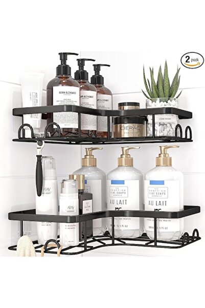 OricareFain Set of 2 Shower Organizers, Corner Shelf for Bathroom, Stainless ...