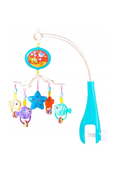 Glow Goods Carusel muzical cu telecomandă, LittleFish, KinderVibe™