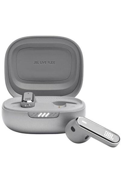 JBL Live Flex, 8 hours autonomy, Bluetooth 5.3, Silver