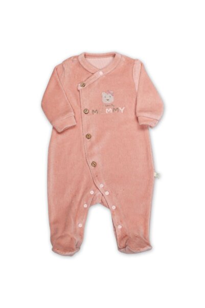 BUDİ HOME بذلة بيستايل مخملية I Love Mummy 15123 وردي