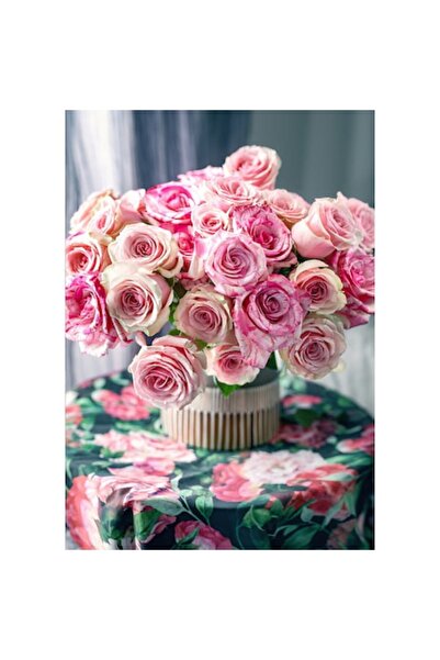 miraza 5D Diamond Embroidery Set, Tapestry Type, Pink Rose Bouquet Model, 30x...