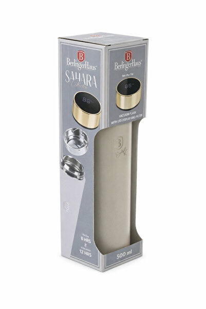 Berlinger Haus Set cadou termos inteligent pentru El si Ea, 500ml, inox, afisaj LED temperatura