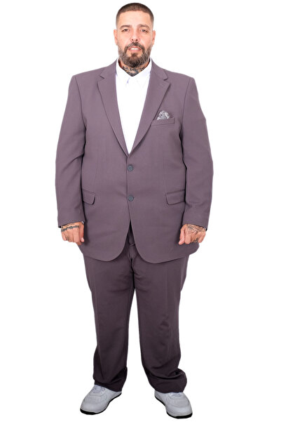 ModeXL Mode XL Large Size Suit Ascoli 25020 Gray