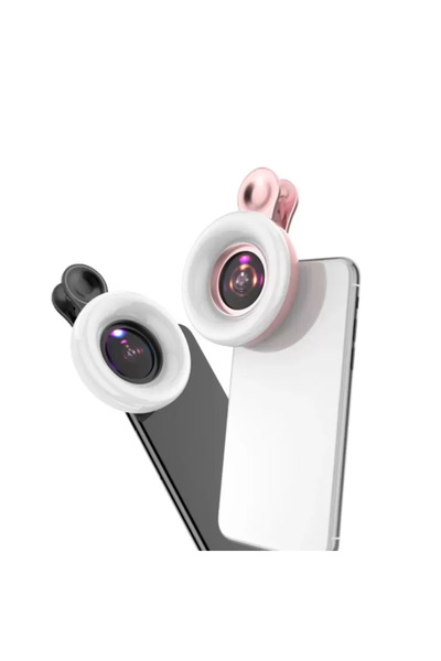 Barhat Φακός τηλεφώνου 15x Macro / Led / Universal, μαύρος