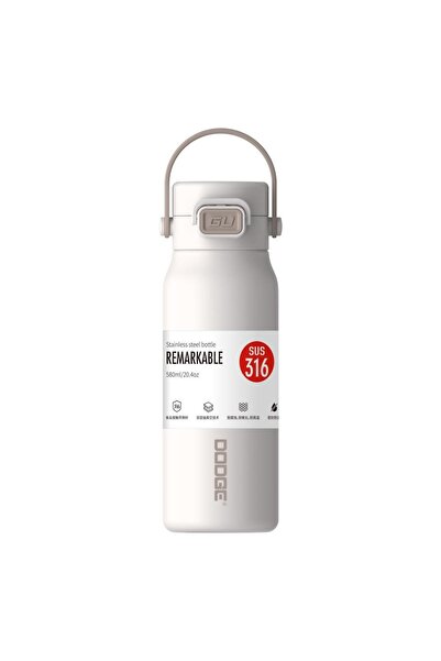 DODGE Steel Thermos Flask 580ml White