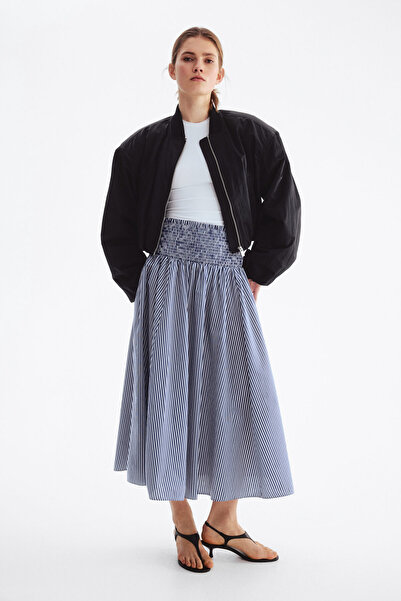 H&M Beli Büzgülü Etek