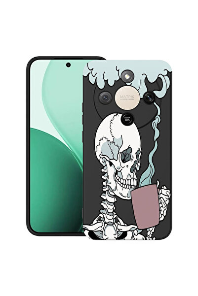 bestcase Husa BestCase® TPU ultra subțire pentru Honor Magic8 Lite, craniu, 3...