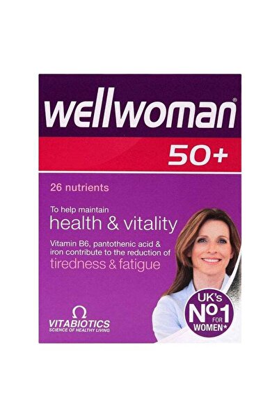 Vitabiotics أقراص ويل وومان للنساء فوق سن الخمسين، عبوة من 30 قرصًا