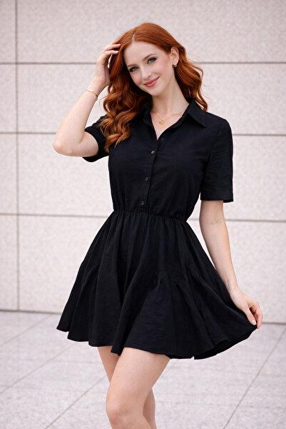 Welike Women's viscose dress with ruffles Jia onesize 36/38