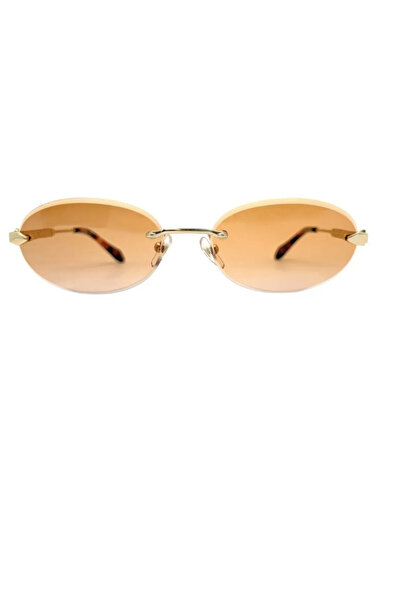 Just Cavalli SJC155 300Y Unisex Güneş Gözlüğü Metal Gold Turuncu Lens