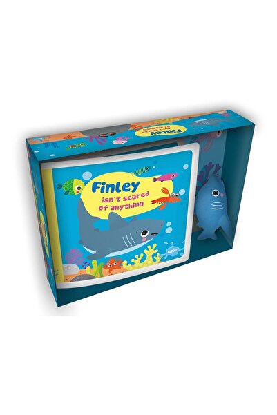 Auzou Books My First Bath Book and Toy: Finley is Not Afraid of Anything
