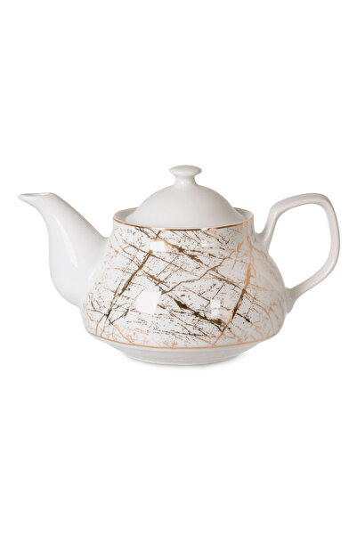 Jenisa Marble Patterned Porcelain Teapot 750ml