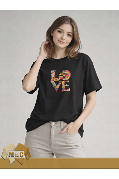 MÇ FAMİLY STORe Women's Oversize T-Shirt Special Design Street Style Trendy U...