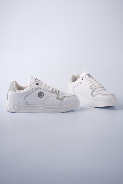 Bebek Sepeti Unisex Daily Lace-Up White Sneaker Sports Shoes