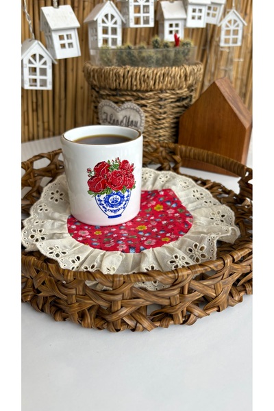 zeynepin dükkanı Fisto fırfırlı kahve sunum servis koktely peçete mendil 2 adet