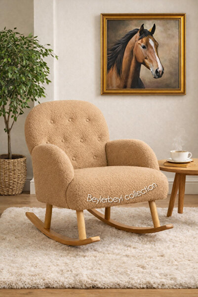 BEYLERBEYİ Sallanan sandalye ve koltuk,krem ,TV koltuğu baba koltuğu,dinlenme...