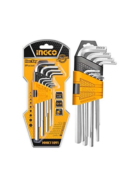 dalimag Set of 9 Long Hex Keys with Holder
