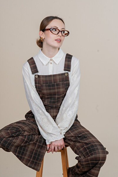 Yare Ekoseli Palazzo Paça Kumaş Bahçıvan Tulum