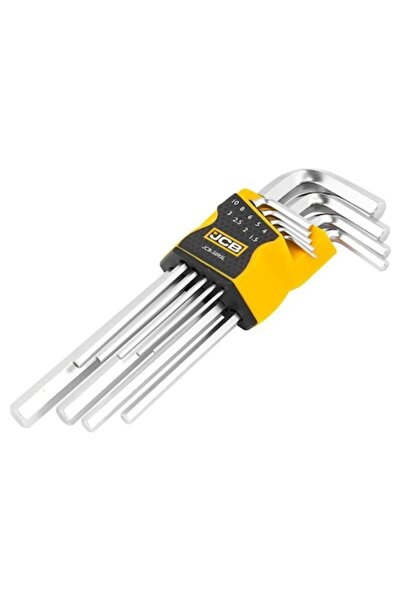 dalimag JCB Hex Key Set, 9 Pieces, Chrome Vanadium Steel