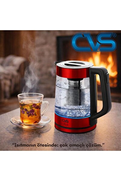 CVS DN 2346 Shifa Elektrikli Kırmızı Su Isıtıcısı
