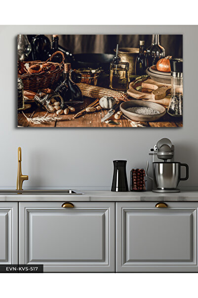 Evinemoda Spice Table One Piece Canvas - Canvas Painting