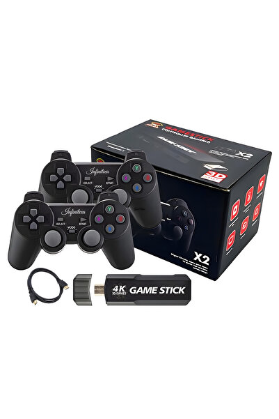 Infiniteea Video Game Console with Gaming Stick Infiniteea™, 4K HD, For TV, 4...
