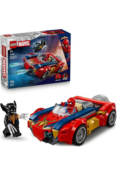 LEGO Marvel Super Heroes Spider-Man Car vs Venomized Wolverine 76336 (Ages 7+)