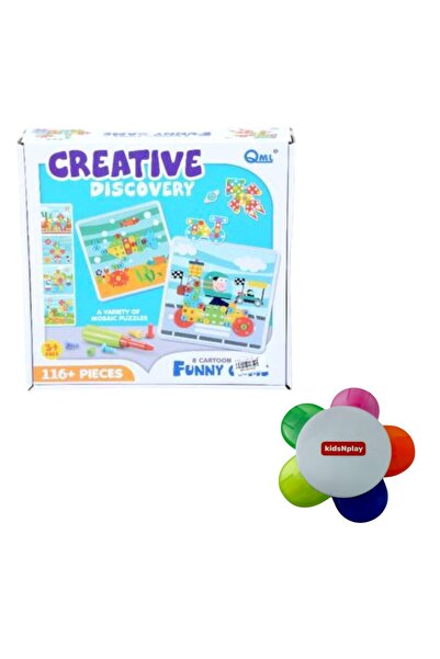 OEM Joc de constructie/indemanare,116 piese,8 modele,Creative Discovery,3 ani...