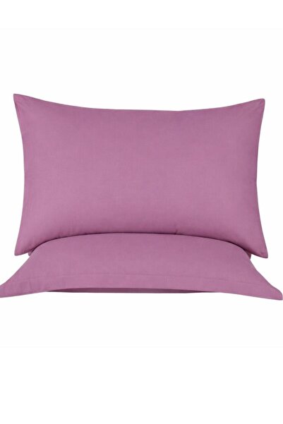 Çeyiz Diyarı Almond 2-Piece Pillowcase Set, Plum