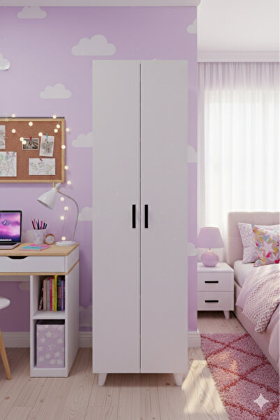 KZY Mobilya 8 Raflı 2 Kapaklı 16R Takı&Aksesuar Dolabı