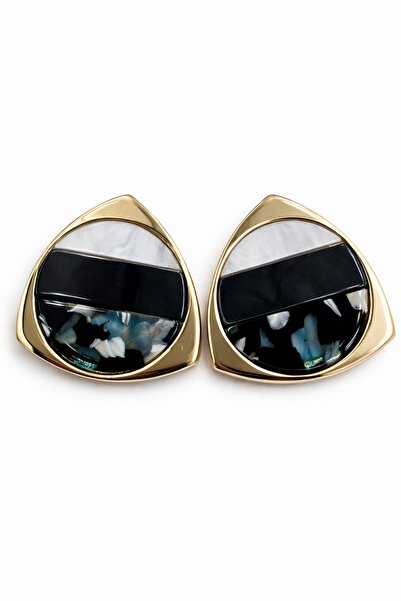 Jack Ferrero Luxury Steel Noir Earrings