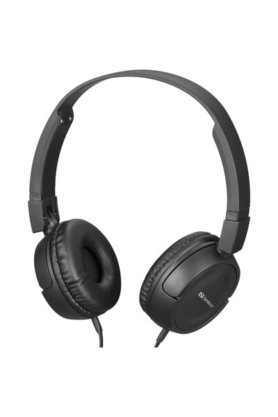 Sandberg 325-30 Saver MiniJack HeadPhoneTravel, Wired, Headset, Black