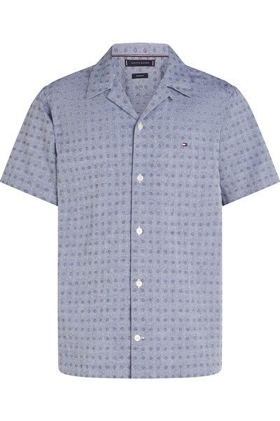Tommy Hilfiger COTTON LINEN DOBBY SS RF SHIRT