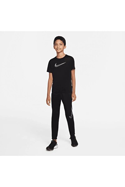 Nike Df Hbr Ss Top Kids crna trening majica u ležernom stilu DM8535-010